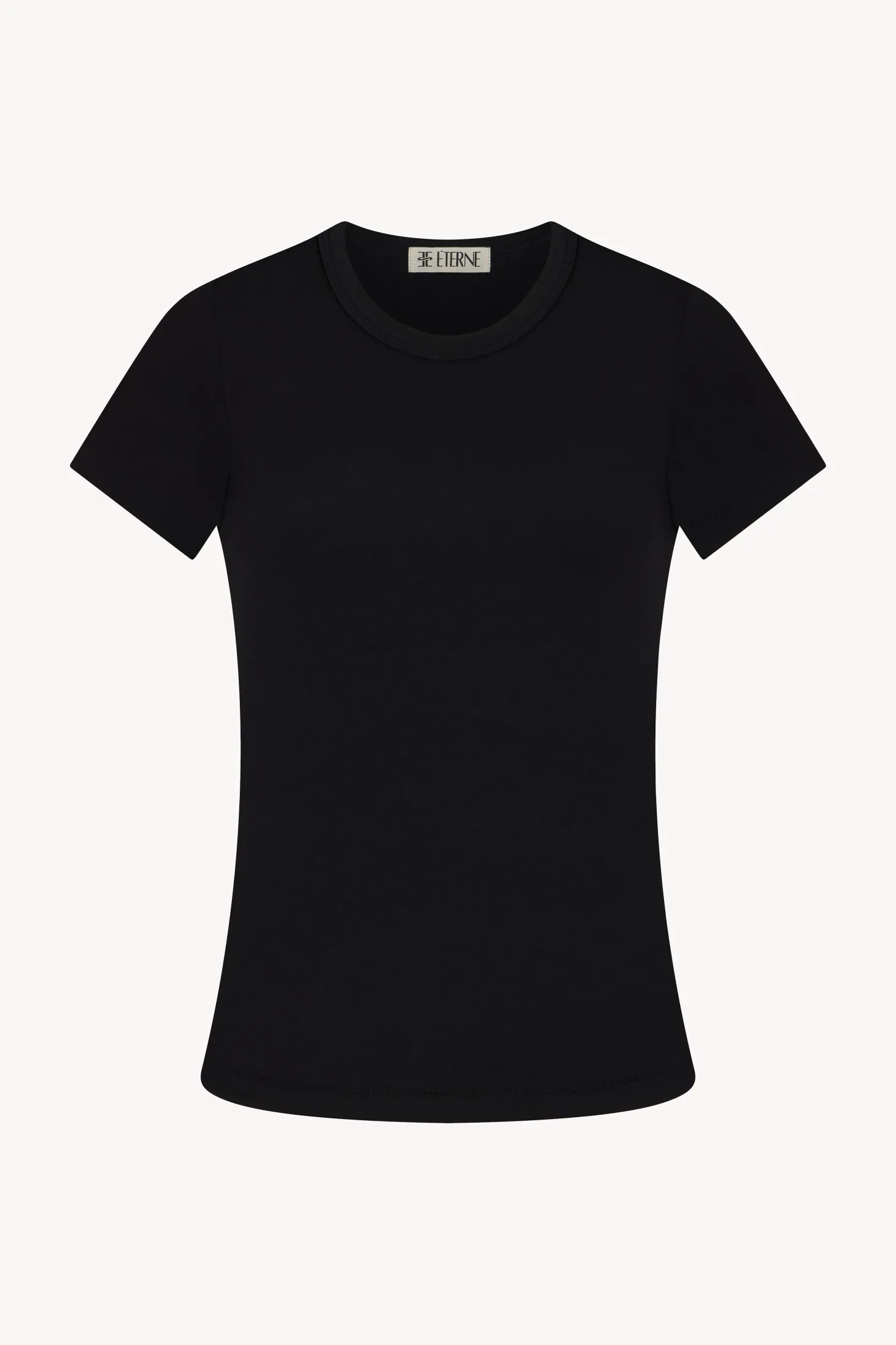FITTED CREWNECK SHORT SLEEVE T-SHIRT