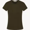 FITTED CREWNECK SHORT SLEEVE T-SHIRT