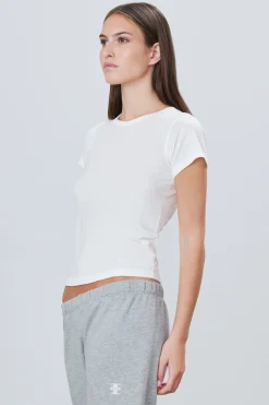 FITTED CREWNECK SHORT SLEEVE T-SHIRT