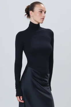 FITTED TURTLENECK TOP