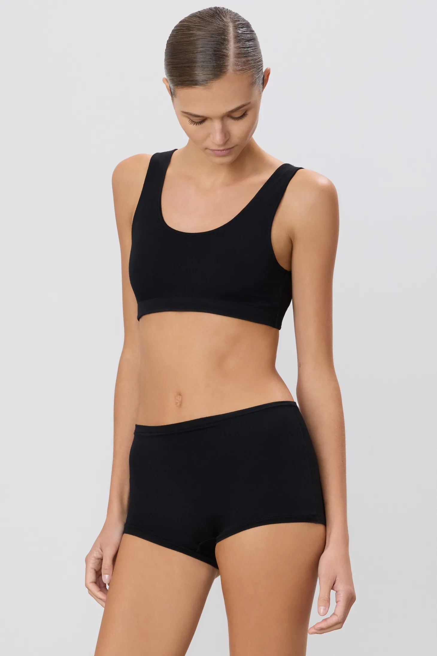 HIGH WAISTED BOY SHORT