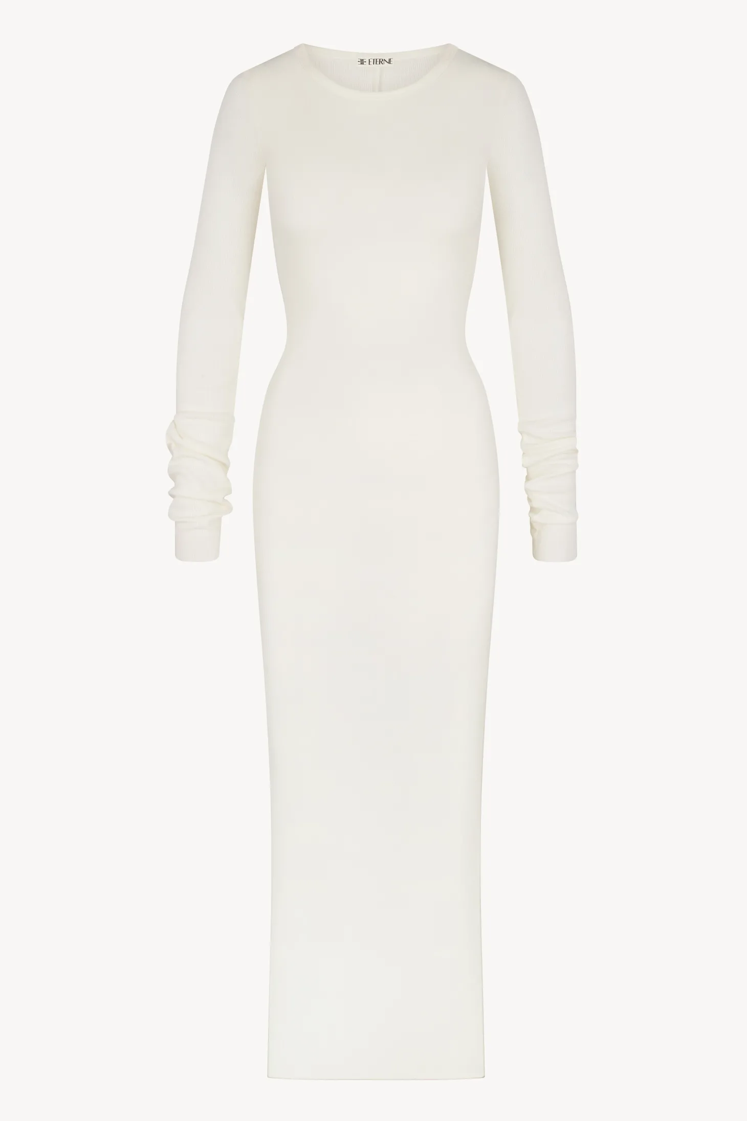 LONG SLEEVE CREWNECK MAXI DRESS