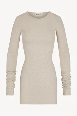 LONG SLEEVE CREWNECK MINI DRESS