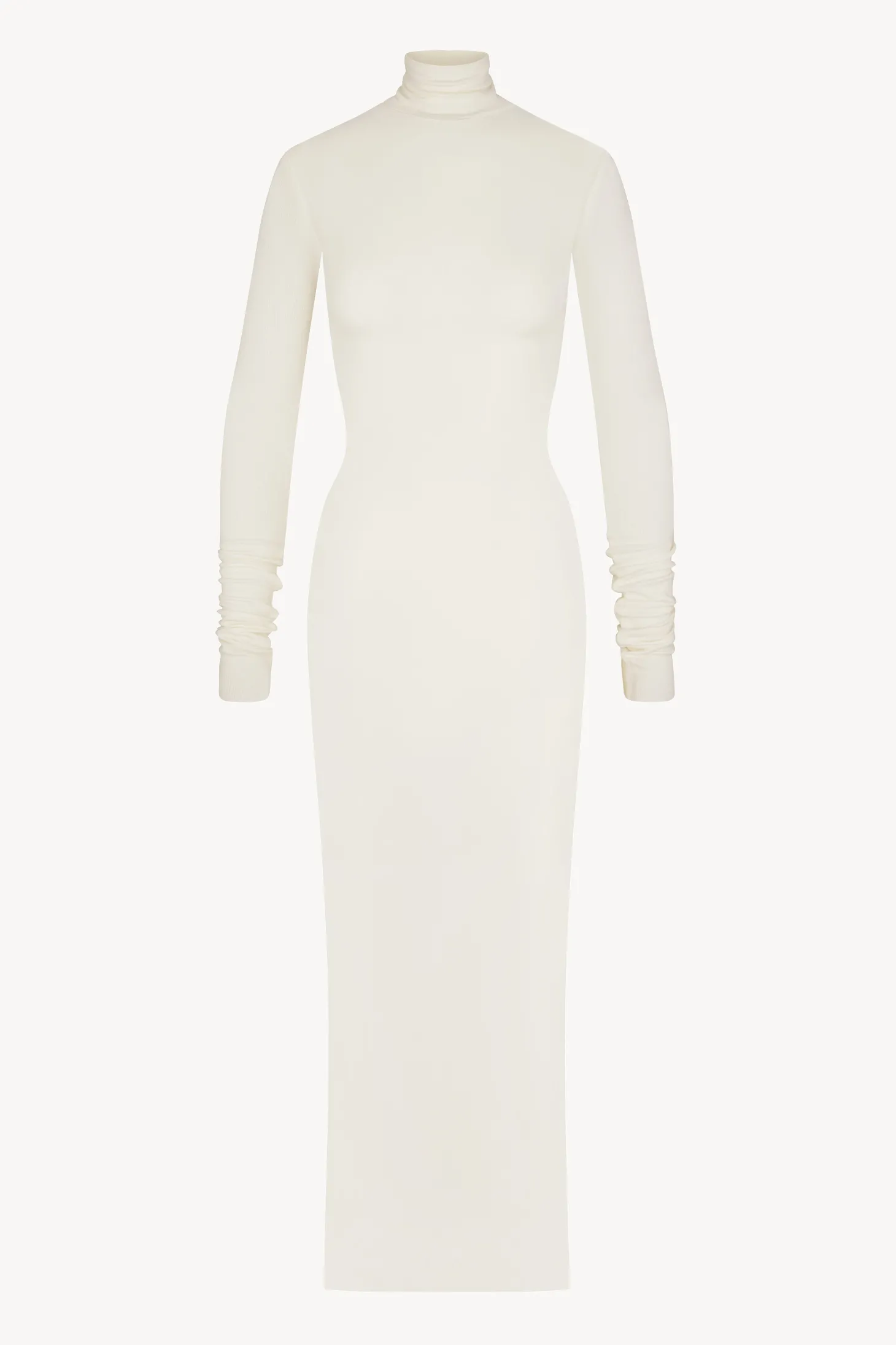 LONG SLEEVE TURTLENECK MAXI DRESS