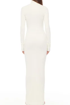 LONG SLEEVE TURTLENECK MAXI DRESS