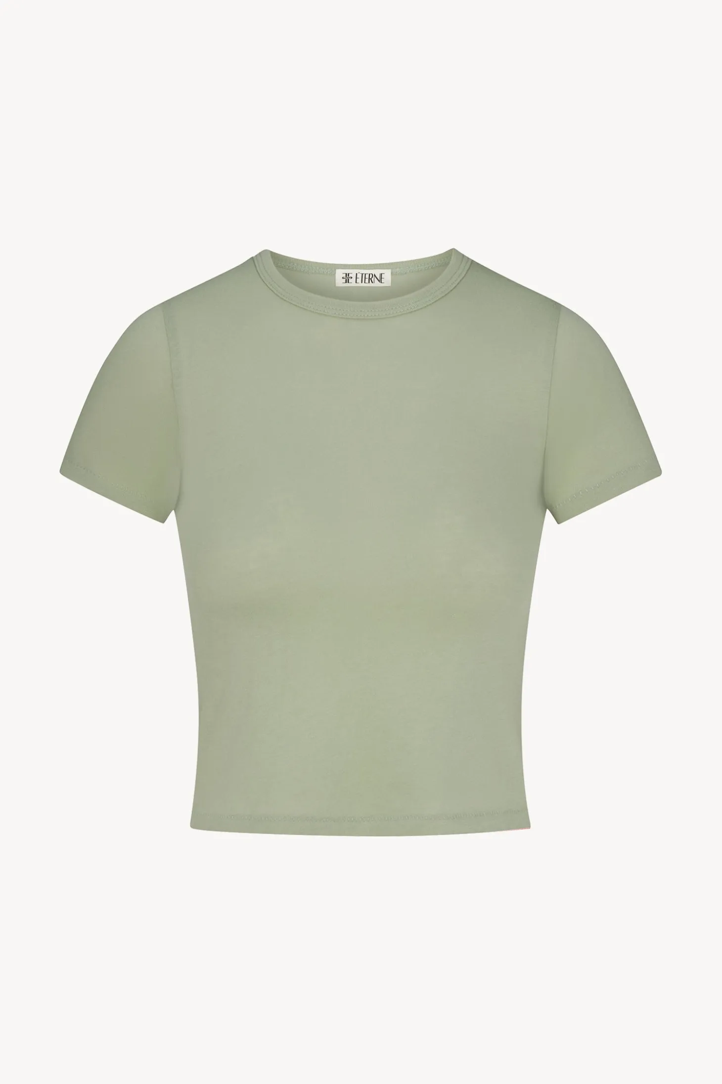 Short Sleeve Baby Tee in Sage