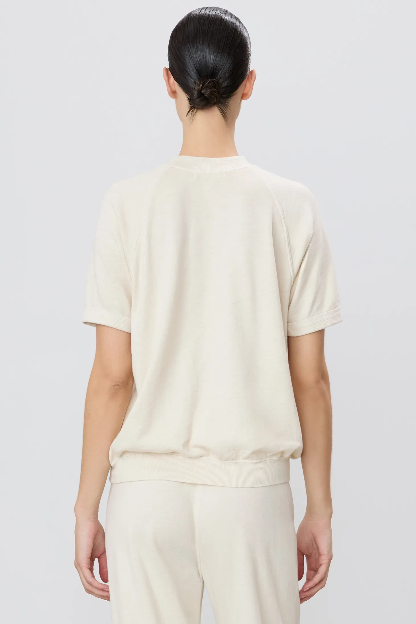 SHORT SLEEVE RAGLAN SWEATSHIRT