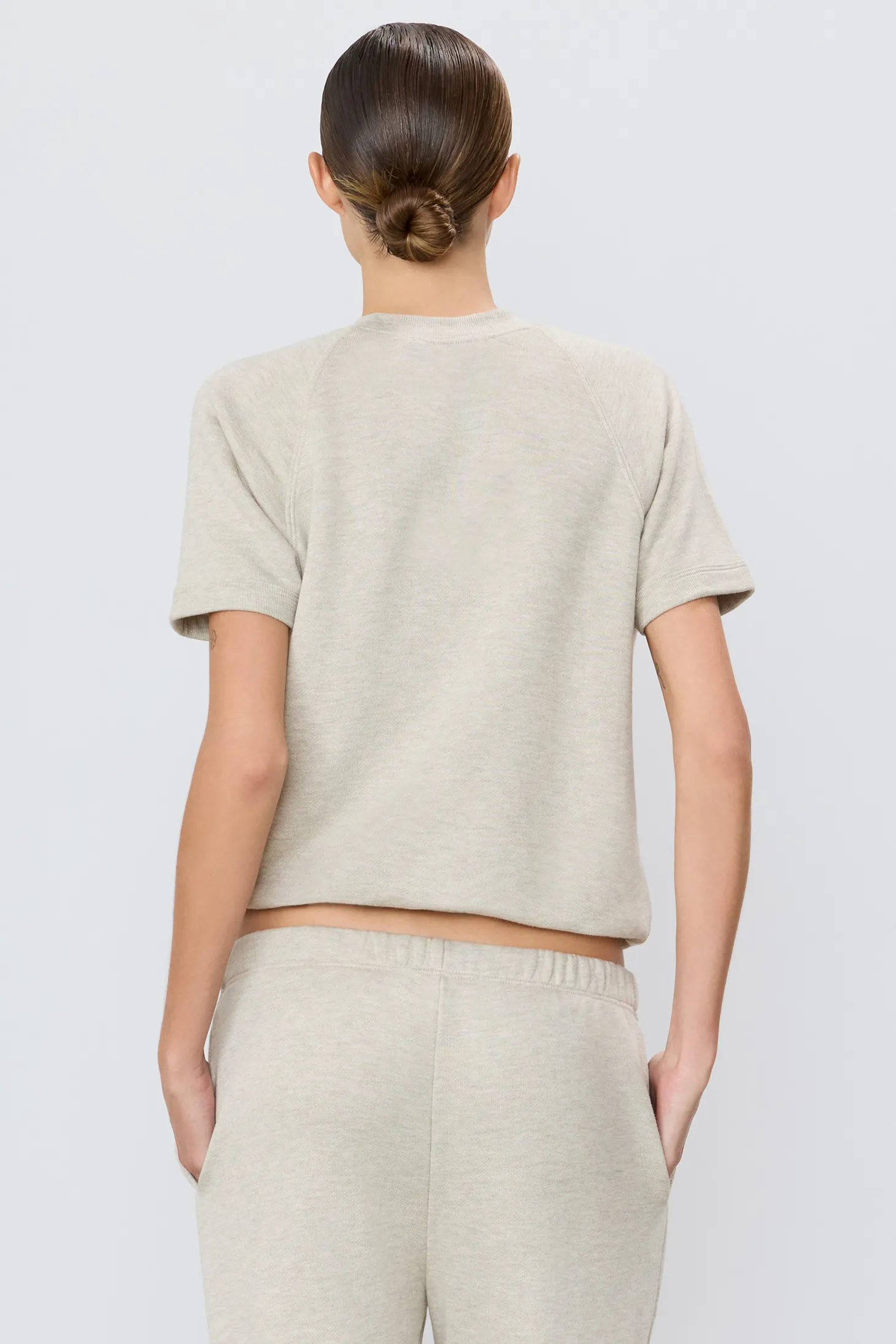 SHORT SLEEVE RAGLAN SWEATSHIRT