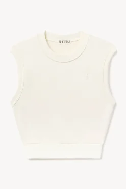 SLEEVELESS CREWNECK TOP