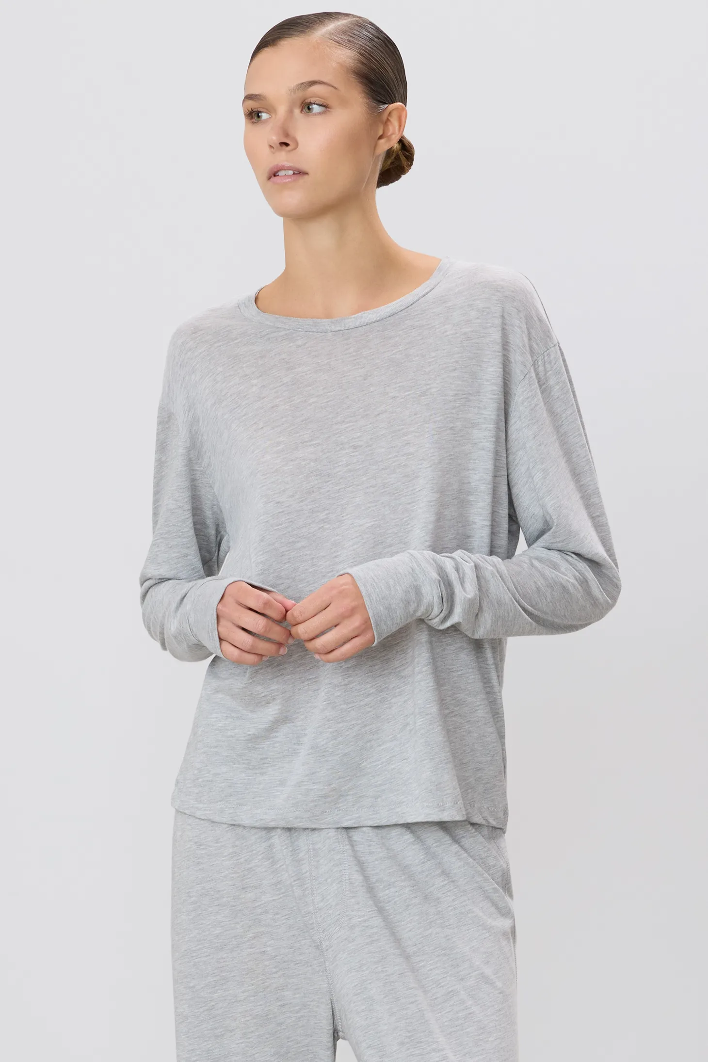 The Long Sleeve Boyfriend Tee by Eterne