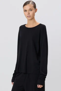 The Long Sleeve Boyfriend Tee by ÉTERNE