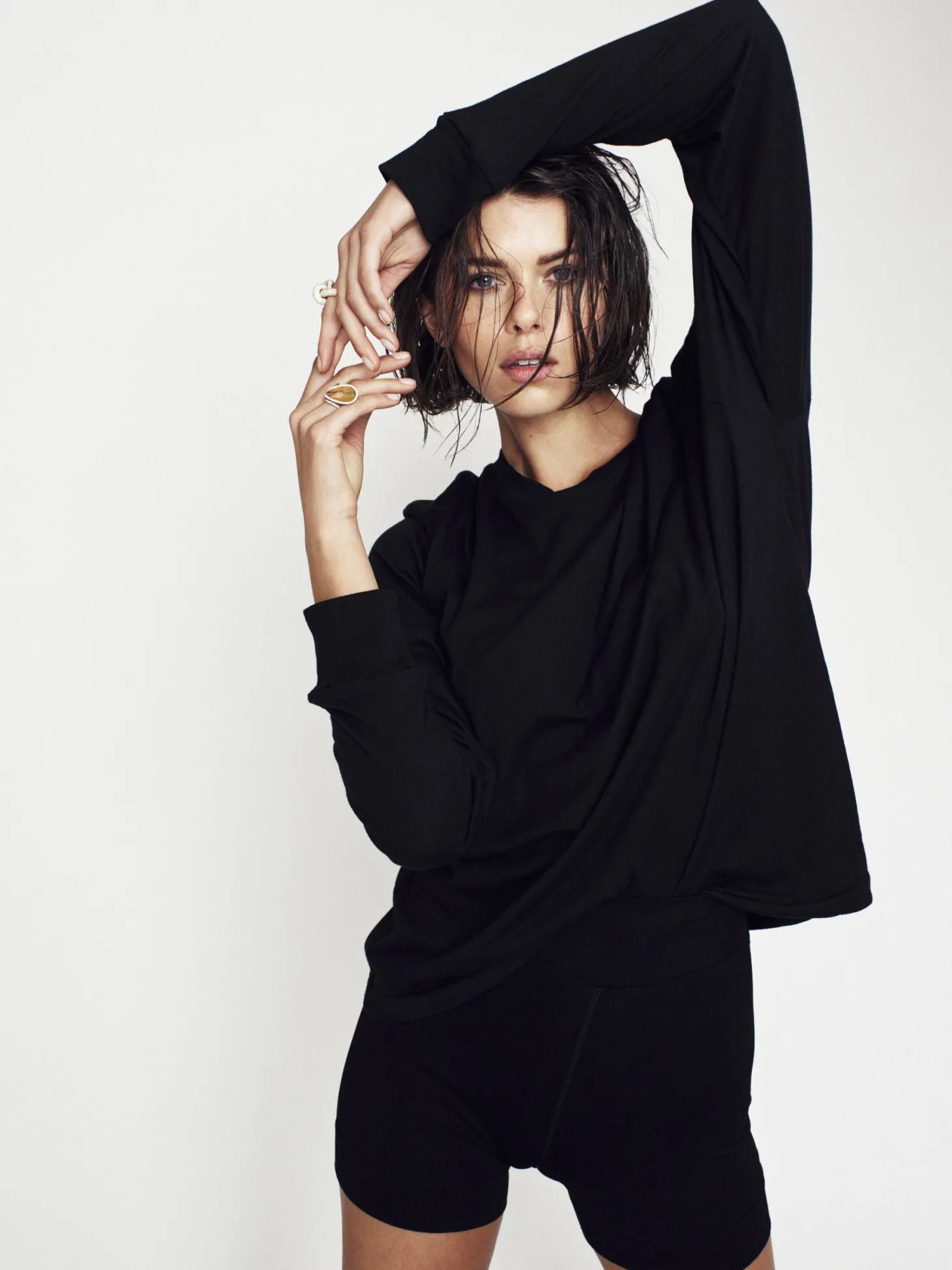 The Long Sleeve Boyfriend Tee by ÉTERNE