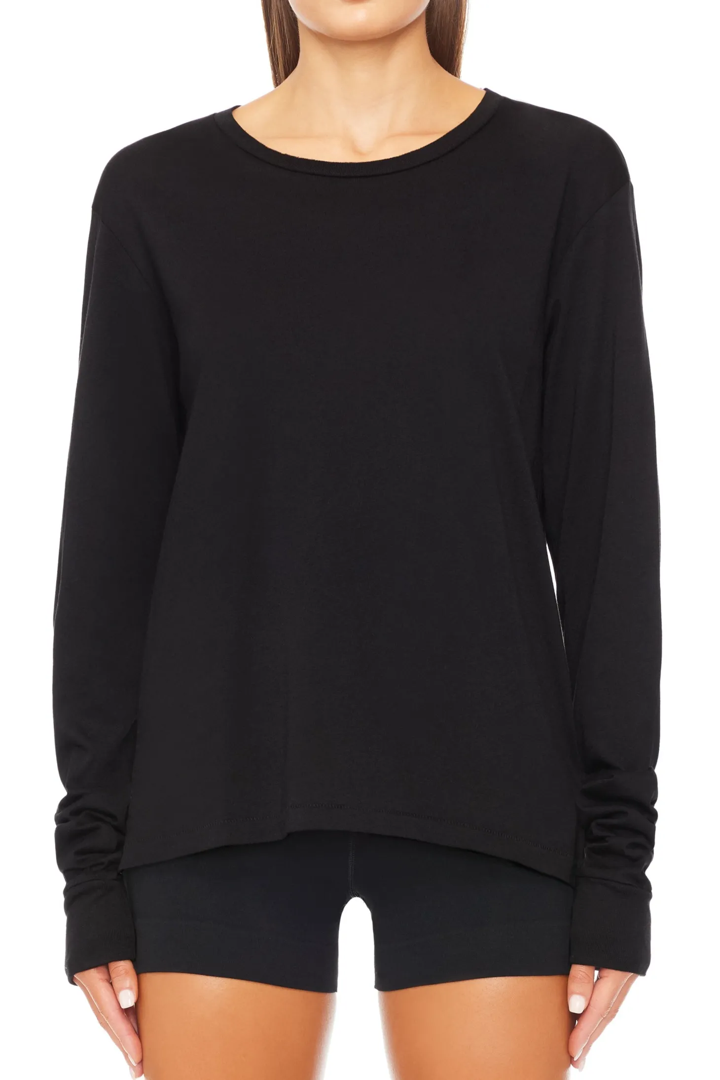 The Long Sleeve Boyfriend Tee by ÉTERNE