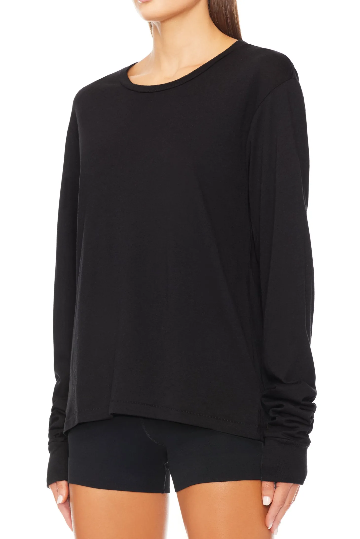 The Long Sleeve Boyfriend Tee by ÉTERNE
