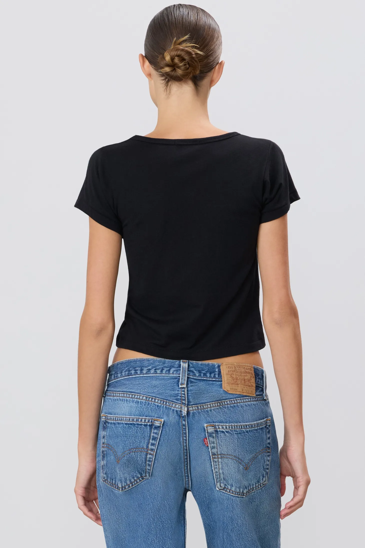The Short Sleeve Baby Tee by ÉTERNE