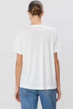 The Short Sleeve Boyfriend Tee by ÉTERNE